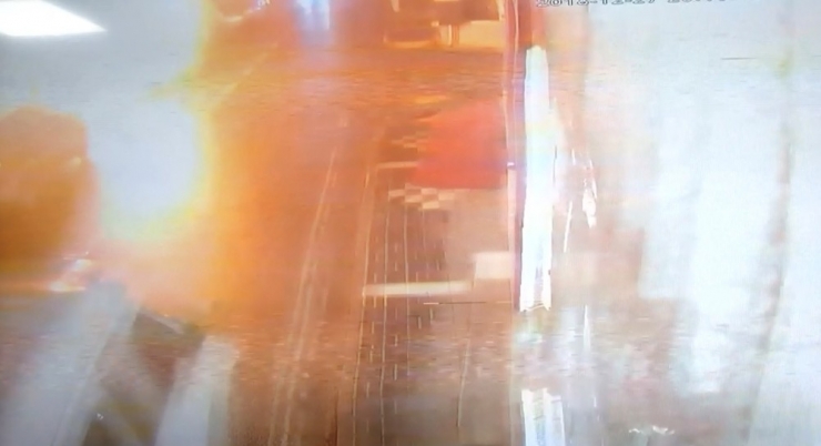Tüpçü Dükkanındaki Patlama Anı Saniye Saniye Görüntülendi