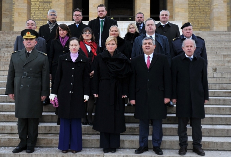 Hırvatistan Cumhurbaşkanı Kitaroviç, Anıtkabir’de