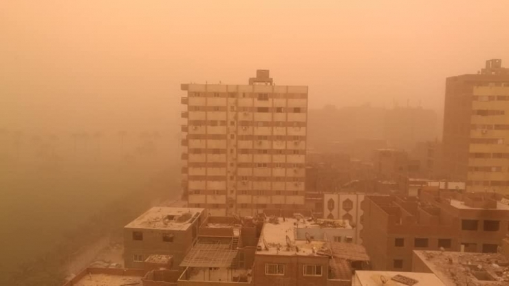 Kum Fırtınası Kahire’yi Vurdu