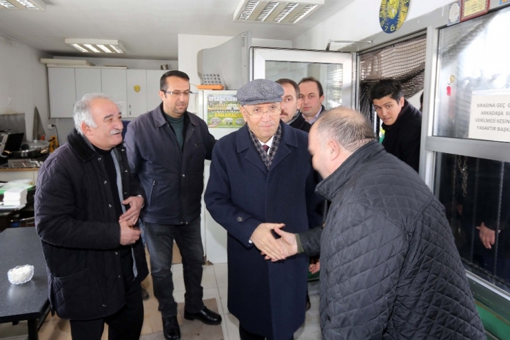Yenimahalle Belediye Başkanı Yaşar, Dolmuş Şoförleriyle Bir Araya Geldi