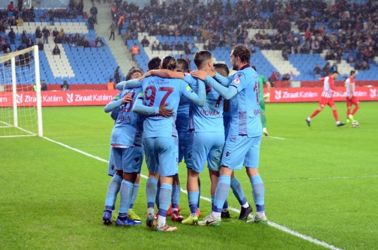 Ziraat Türkiye Kupası: Trabzonspor: 1 - Balıkesir Baltokspor: 0 (İlk Yarı)