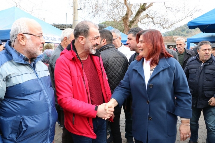Başkan Çerçioğlu Koçarlı’da Vatandaşlarla Buluştu