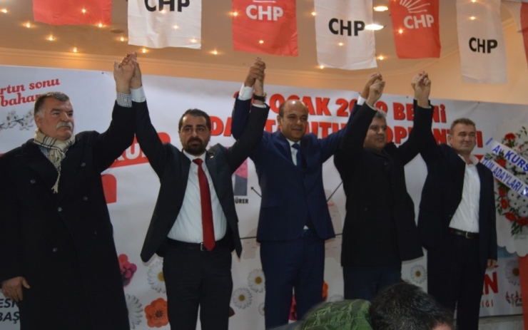 Chp’nin Besni Ve Belde Belediye Başkan Adayları Tanıtıldı