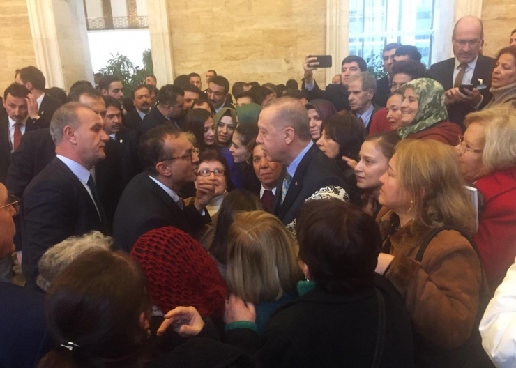 60+ Tazelenme Üniversitesinden Cumhurbaşkanı Erdoğan’a Ziyaret