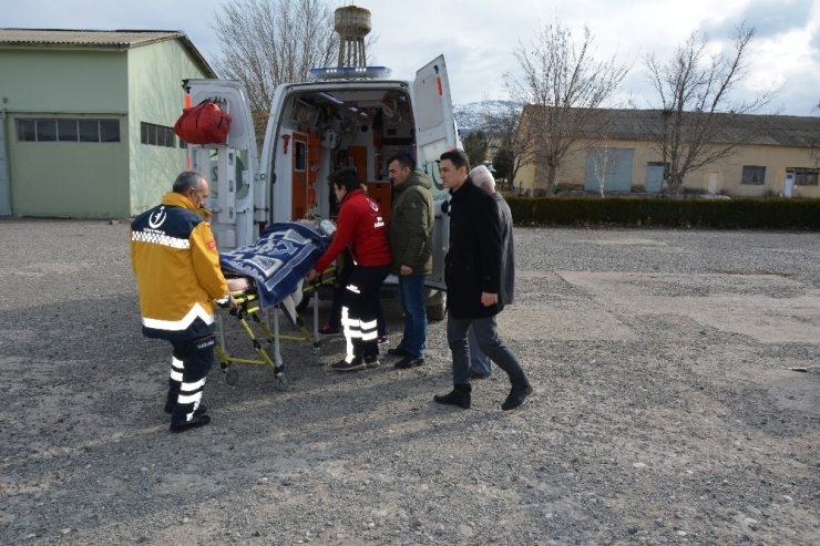 Ambulans Helikopter Organ Yetmezliği Bulunan Hasta İçin Havalandı