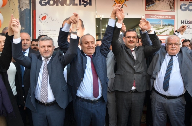 Başkan Arslan, Taşköprü’de Seçim Bürosu Açtı
