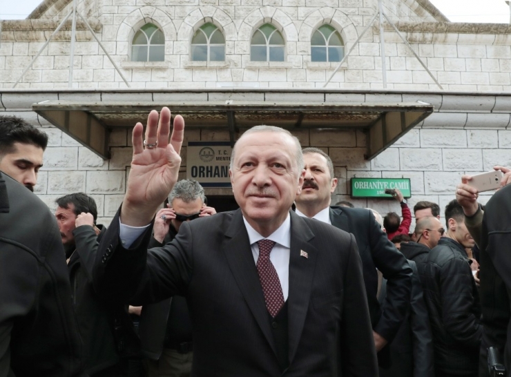 Cumhurbaşkanı Erdoğan Cuma Namazını Muğla’da Kıldı