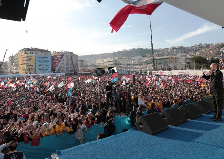 Cumhurbaşkanı Erdoğan, Kuzey Marmara Otoyolunun 4. Bölümünü Hizmete Açtı