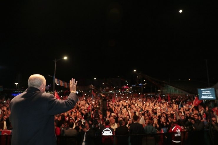 Cumhurbaşkanı Erdoğan: “Milletin Hayrına Hangi Hizmet Varsa Hepsini De Chp Yargıya Taşımış”