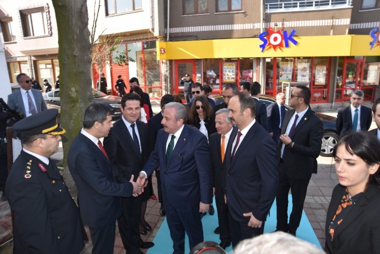 Tbmm Başkanı Şentop, Edirne’de Okul Ve Hastane Açılışına Katıldı