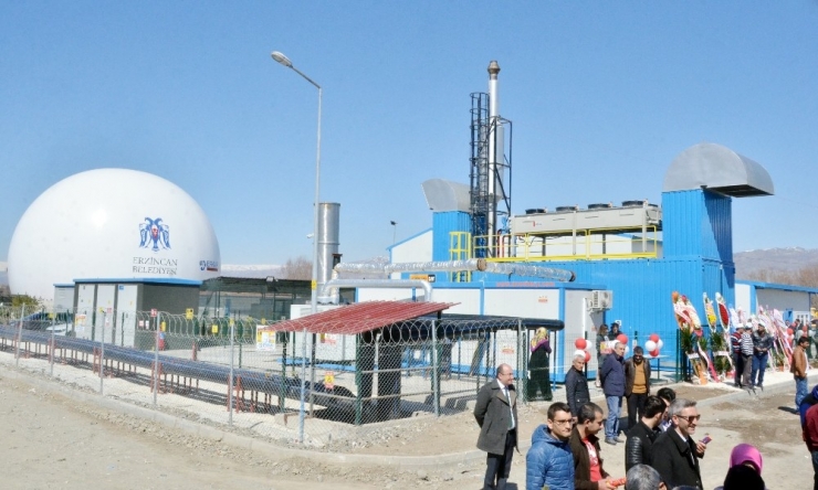Erzincan’da Çöp Gazından, Elektrik Üretecek Katı Atık Tesisi Açıldı
