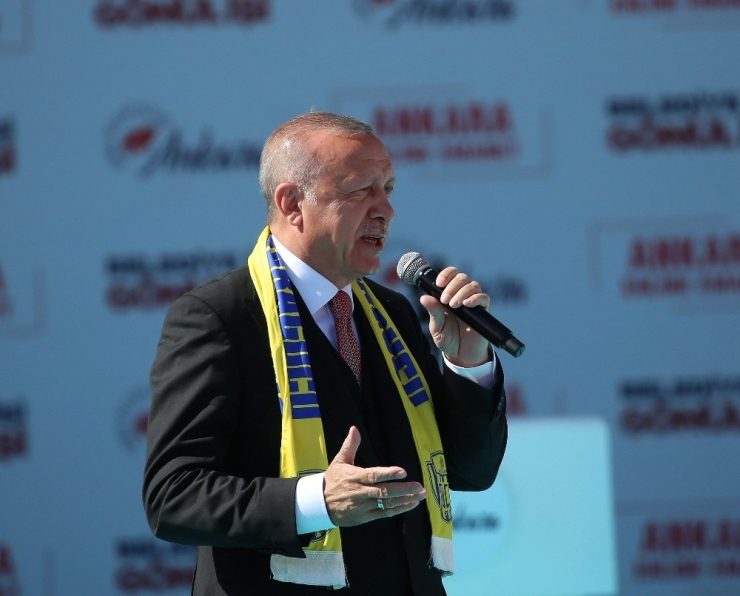 Cumhurbaşkanı Recep Tayyip Erdoğan: "Bu Seçim Milli İrade Yüzsüzleri İçin Son Olacak."