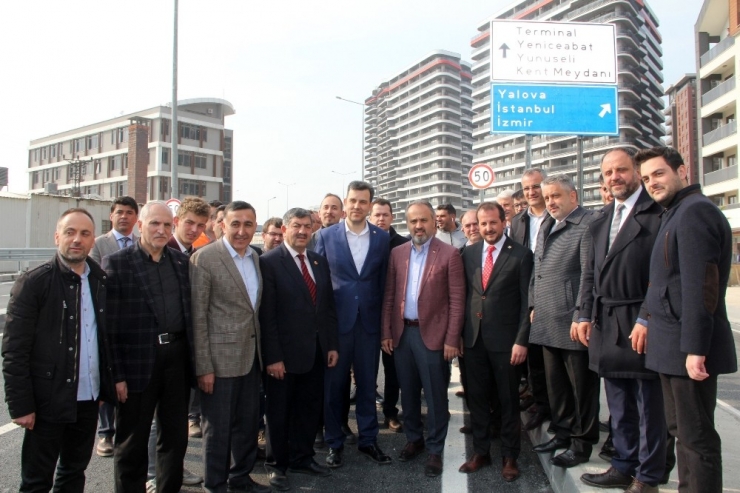 Panayır Köprülü Kavşağı Trafiğe Açıldı