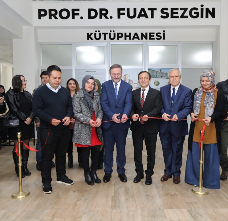 Erü’de Prof. Dr. Fuat Sezgin Kütüphanesinin Açılışı Yapıldı