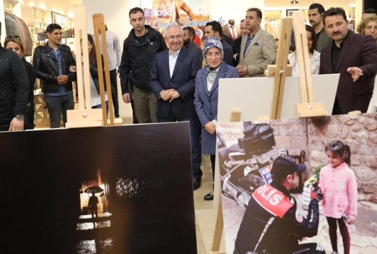Mardin’de Polisler Fotoğraf Sergisi Açtı