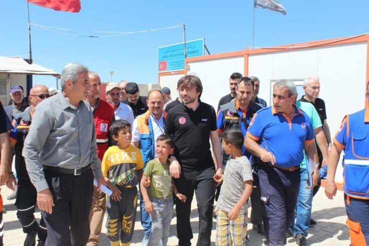 Afad Başkanı Mehmet Güllüoğlu, Suriye’de Ziyarette Bulundu