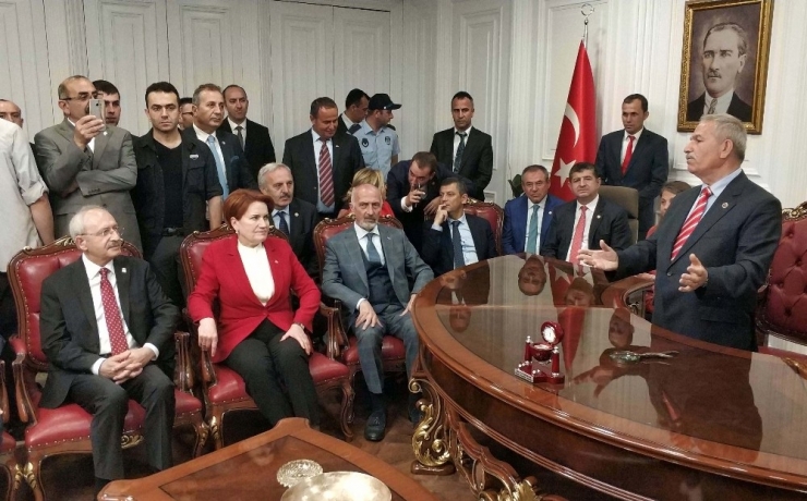 Kılıçdaroğlu İlkadım Belediye Başkanı Demirtaş’ı Ziyaret Etti