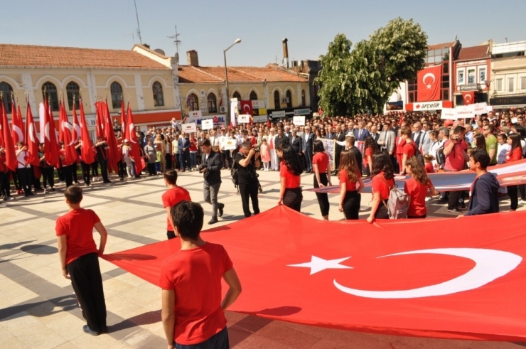 Edirne’de 19 Mayıs Gençlik Ve Spor Bayramı Coşkuyla Kutlandı