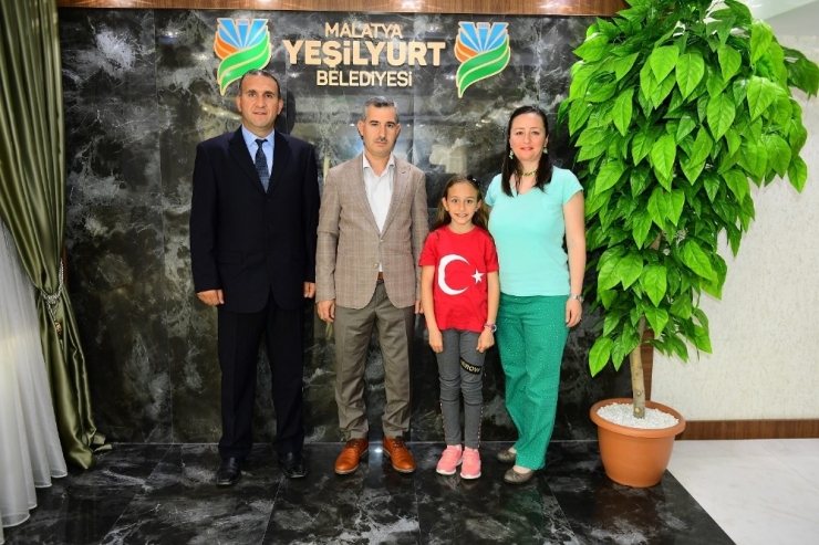 Başkan Çınar, Milli Takım Sporcusu Elif Naz Aktaş’ı Ağırladı