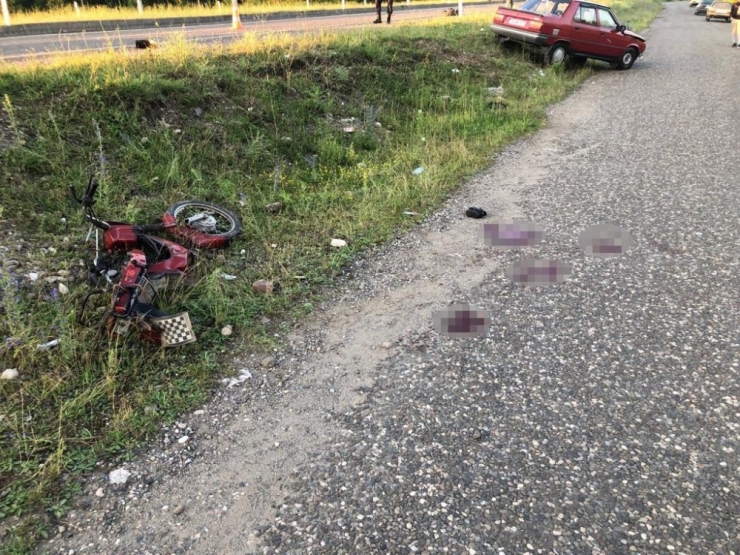 Otomobil İle Motosiklet Çarpıştı: 1 Ölü