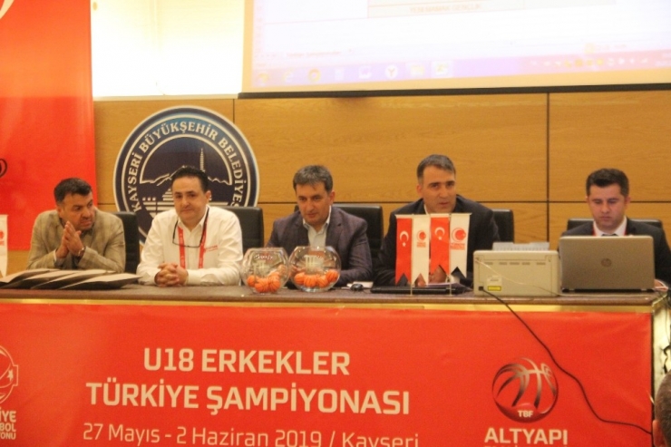 U-18 Erkekler Türkiye Basketbol Şampiyonası’nda Kuralar Çekildi