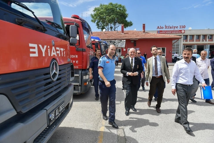 Paraguay Büyükelçisi Ankara İtfaiyesi’nde