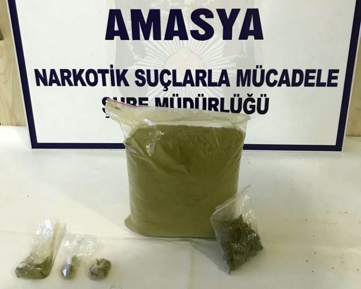 Amasya’da Uyuşturucu Operasyonu: 3 Gözaltı