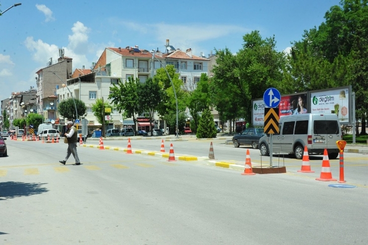 Karaman’da Zeytin Dalı Bulvarına Yeni Kavşak