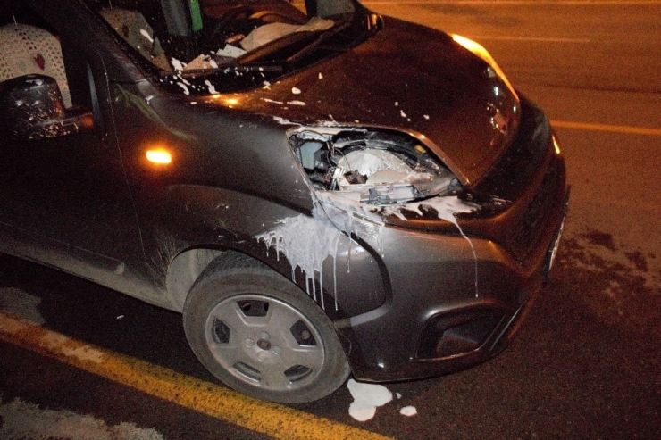 Aracın Çaptığı Yaya Ağır Yaralandı
