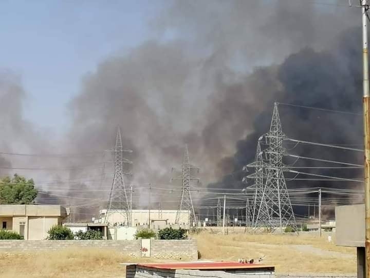 Musul’da Kükürt Fabrikasında Yangın: 1 Ölü