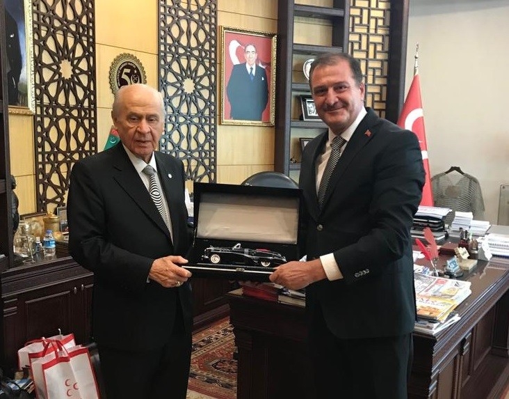Türkiye Taekwondo Federasyonu’ndan Mhp Genel Başkanı Bahçeli’ye Ziyaret