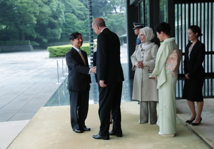Cumhurbaşkanı Erdoğan, Japonya İmparatoru Naruhito İle Görüştü