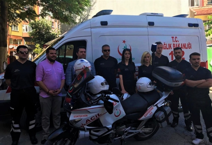 Motosikletli Ambulanslar İle Vakaya Ulaşım 10 Dakikanın Altına Düşüyor