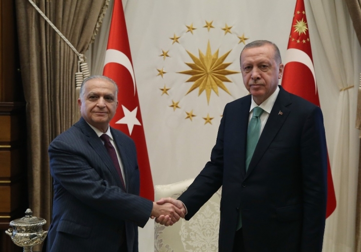 Cumhurbaşkanı Erdoğan Irak Dışişleri Bakanı Ve Savunma Bakanını Kabul Etti