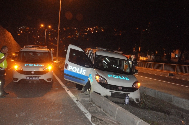 Alkollü Sürücüyü Kovalayan Polis Aracı Kaza Yaptı: 2’si Polis, 3 Kişi Yaralandı