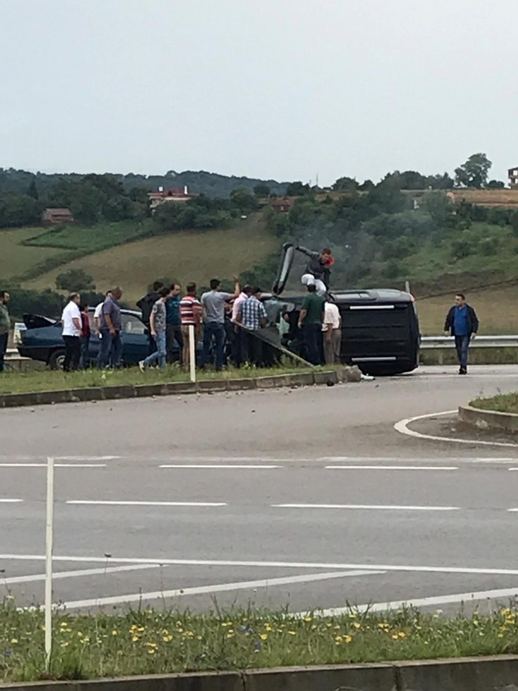 Sinop’ta Trafik Kazası: 5 Yaralı