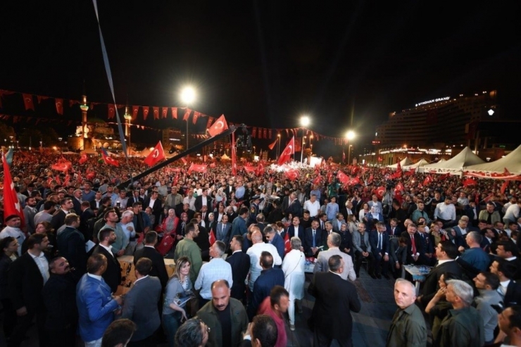 15 Temmuz Demokrasi Ve Milli Birlik Günü’nde Kayseri Osb Cumhuriyet Meydanı’nda Yerini Aldı