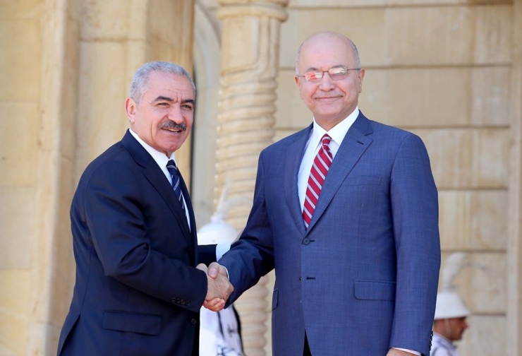 Irak Cumhurbaşkanı Salih, Filistin Başbakanı İle Görüştü