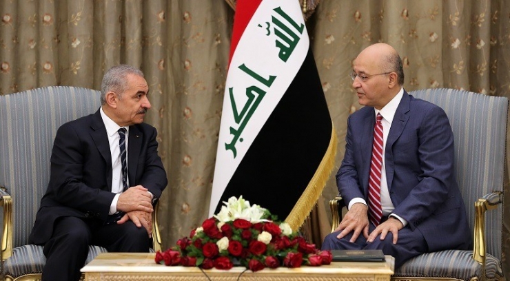 Irak Cumhurbaşkanı Salih, Filistin Başbakanı İle Görüştü