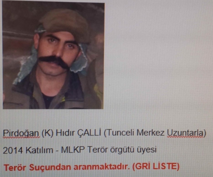 Tunceli’deki Terör Operasyonu