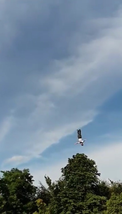 Bungee Jumping Halatı Koptu, 30 Metreden Aşağı Düştü