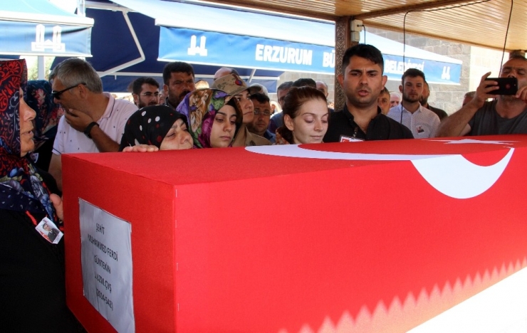 Şehit Uzman Çavuş Erzurum’da Son Yolculuğuna Uğurlandı