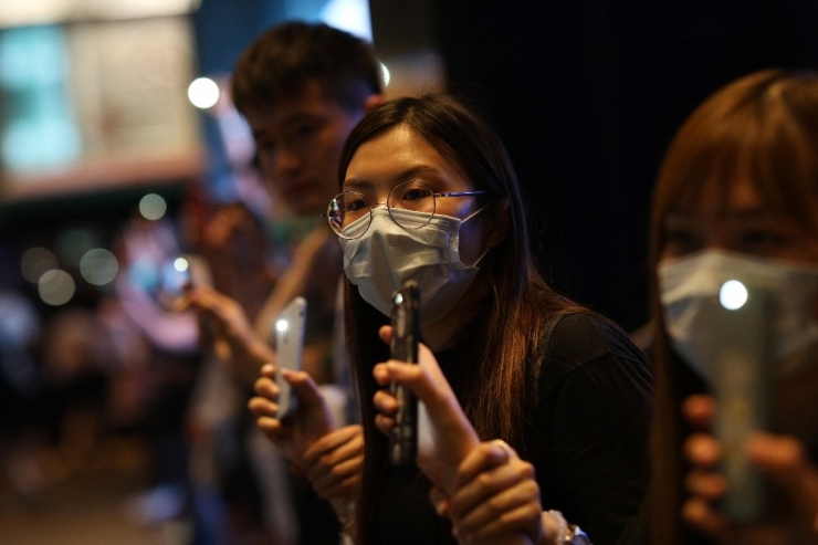 Hong Kong’da Çin’e Karşı İnsan Zinciri