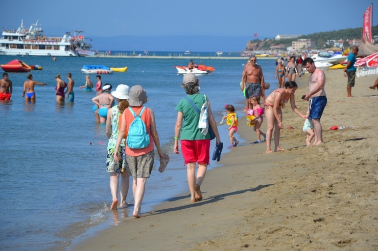 Sarımsaklı Plajları Sırp Turistlere Kaldı