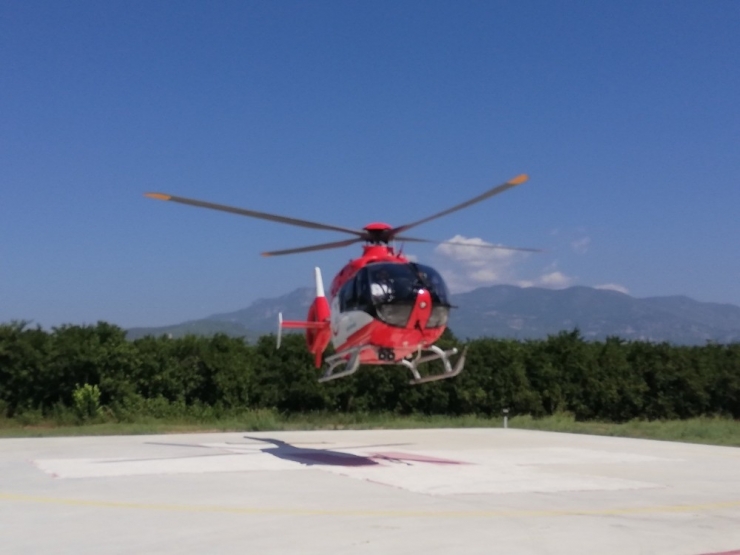 400 Gram Doğan Prematüre Bebek İçin Ambulans Helikopter Havalandı