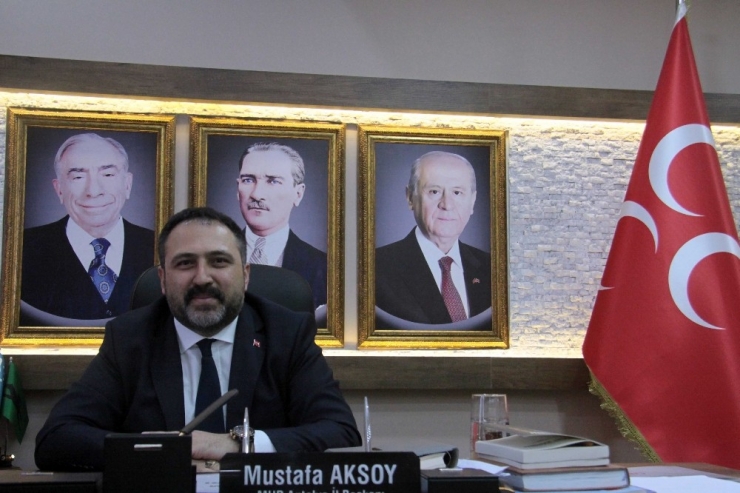 Mhp Antalya İl Başkanı Aksoy Görevinden İstifa Etti
