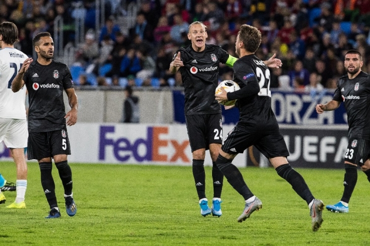 Uefa Avrupa Ligi: Slovan Bratislava: 1 - Beşiktaş: 2 (İlk Yarı)