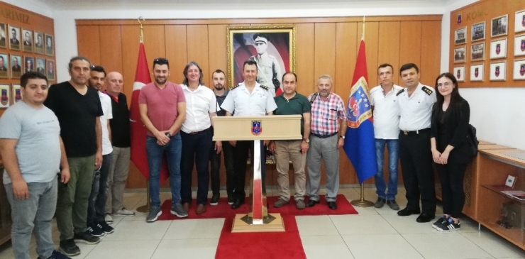 Gazetecilerden, Zonguldak’a Atanan Albay Süslü’ye Ziyaret
