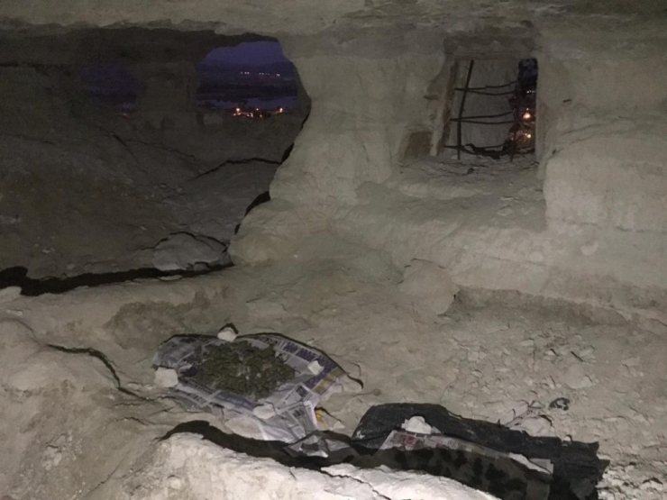 Gülşehir’de Bir Mağarada Hint Keneviri Ele Geçirildi