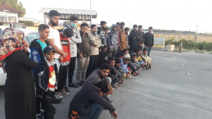 Uygulama Alanlarında 100 Kaçak Göçmen Yakalandı